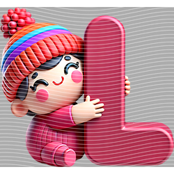 Cartoon letters-CL 585